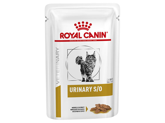 ROYAL CANIN® VETERINARY DIET Urinary S/O Adult Wet Cat Food Pouches 12 x 85g