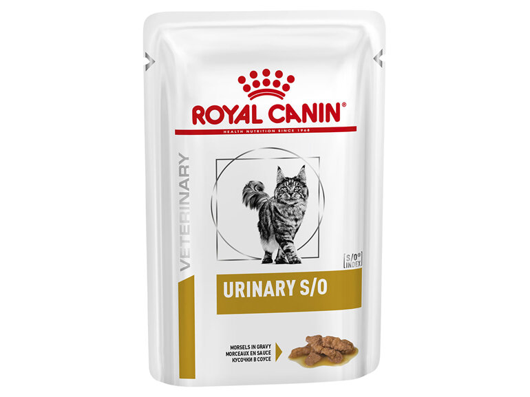 ROYAL CANIN® VETERINARY DIET Urinary S/O Adult Wet Cat Food Pouches 12 x 85g