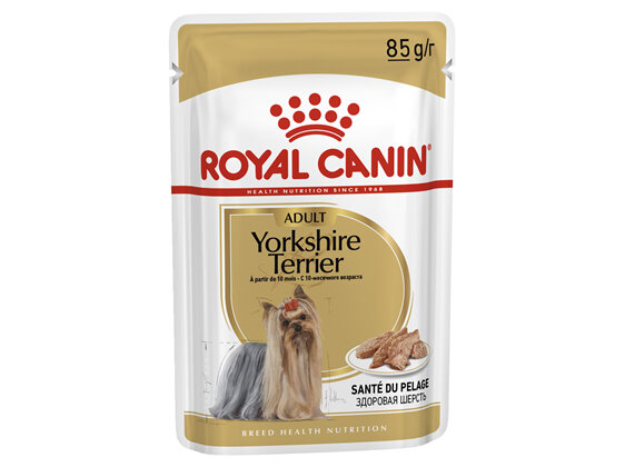 ROYAL CANIN® Yorkshire Terrier Adult Loaf Wet Dog Food 12 x 85g