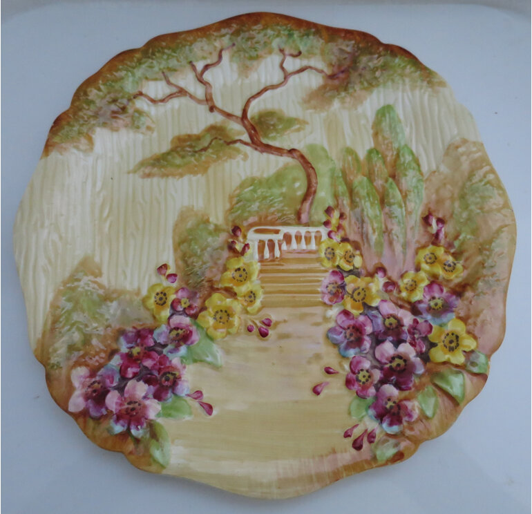 Royal Winton garden plate