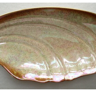 Royal Winton - gold, silver pattern dish