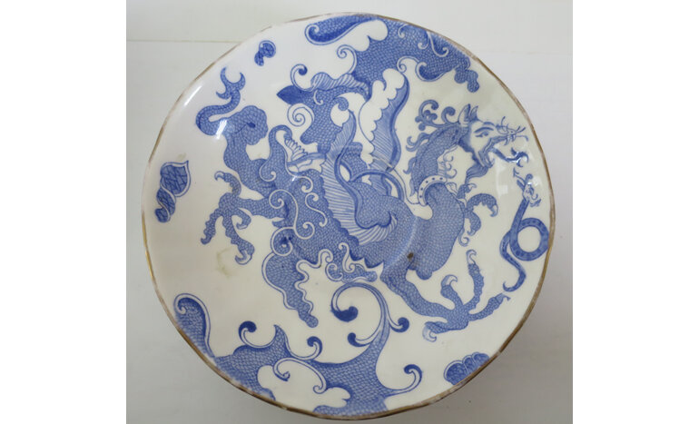 Royal Worcester Blue Dragon