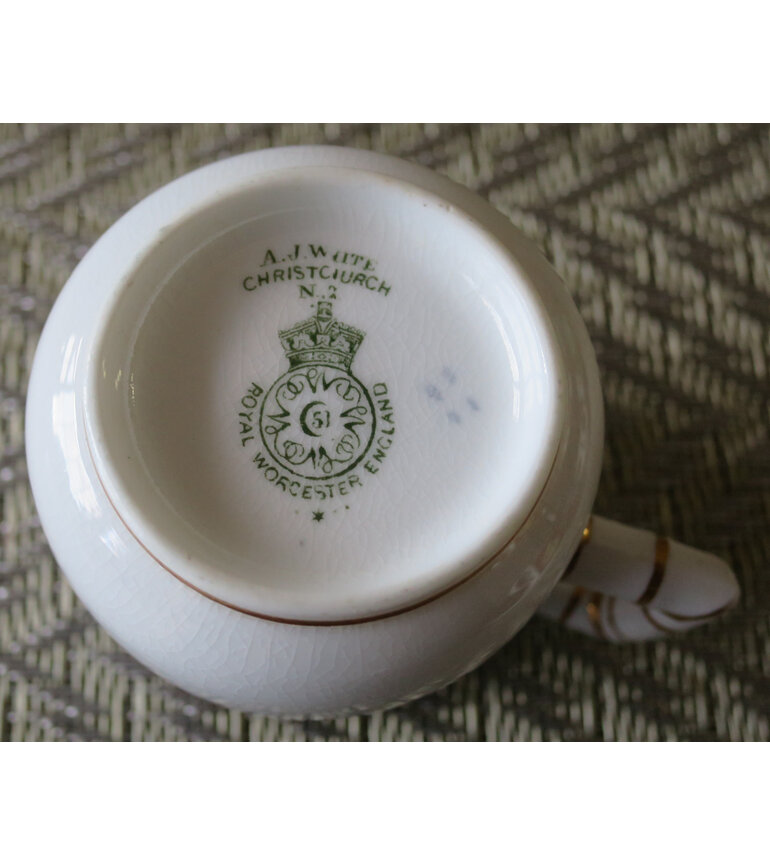 Royal Worcester coffee can