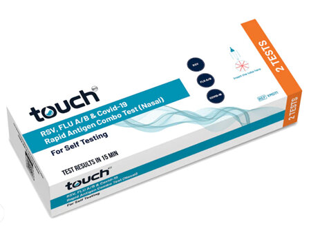 RSV, FLU A/B & COVID Nasal Test Kit 2PK (TOUCH)