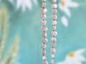 ruby baroque pearl necklace hand knotted handmade silk lilygriffin jewellery nz