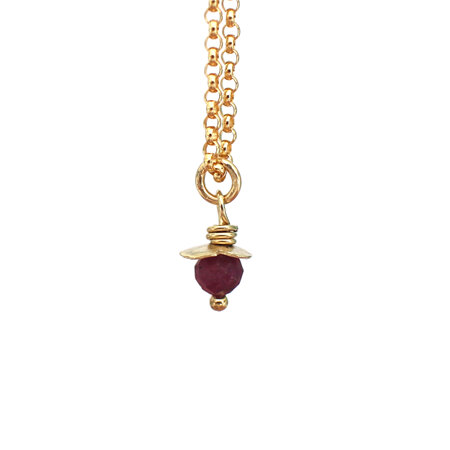 Ruby Rosehip Necklace