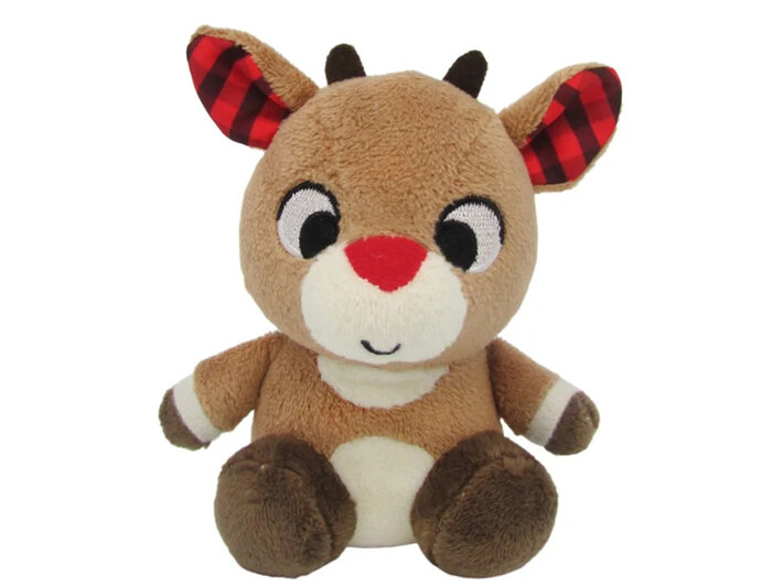 Rudolph the Red Nosed Reindeer Mini Jingler Plush Rattle