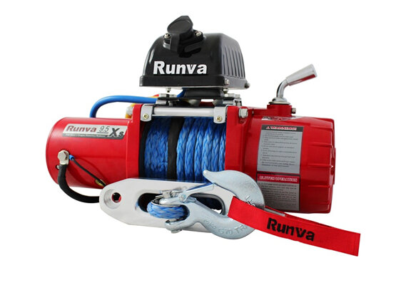 Runva 9.5XS 12V with Synthetic Rope - Compact Winch