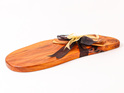 Rustic Natural Edge Board and Knife Set 618
