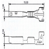 S006 contact for Suzuki throttle connector