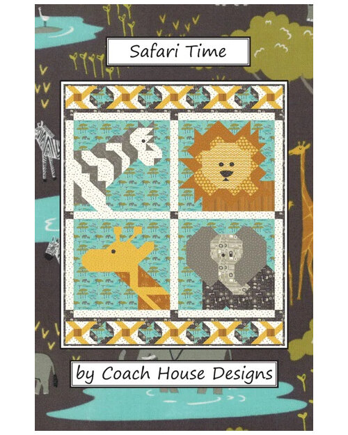 Safari Time Quilt Pattern by Coach House Designs