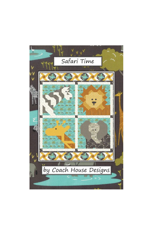 Safari Time Quilt Pattern by Coach House Designs