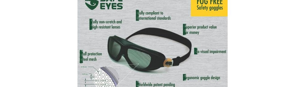 Safe Eyes - safety mesh goggles