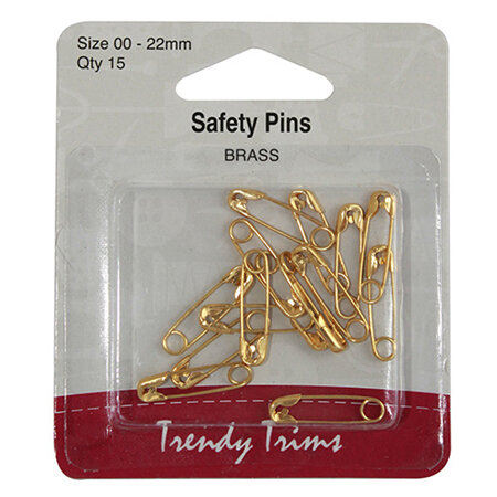 Safety Pins - Brass