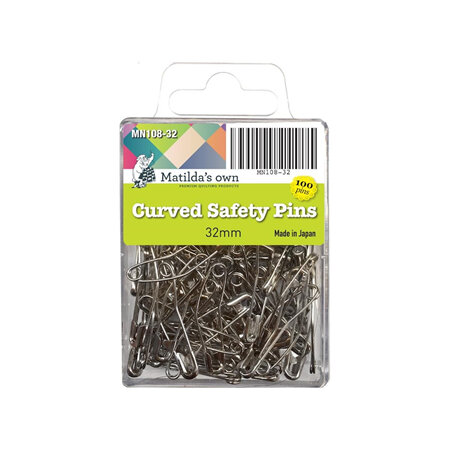 Safety Pins Curved - 32mm