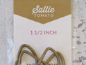 Sallie Tomato D-Rings 1.5"