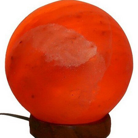 Salt Lamp Sphere Orange 10cm