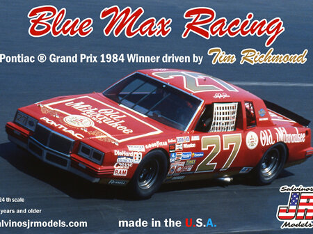 Salvinos JR Models 1/24 Blue Max Racing 1984 Pontiac Grand Prix Winner driven by Tim Richmond