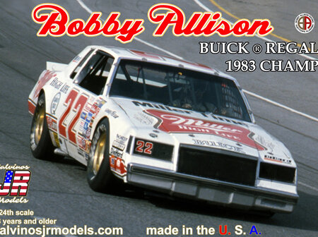 Salvinos JR Models 1/24 Bobby Allison 1983 Buick Regal (BAB1983C)