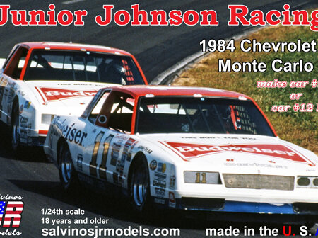 Salvinos JR Models 1/24 Junior Johnson 1984 Budweiser Monte Carlo (JJMC1984DN)