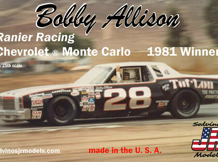 Salvinos JR Models 1/25 Bobby Allison’s Chevrolet ® Monte Carlo 1981 Winner