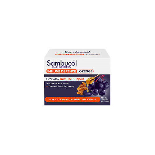 Sambucol Black Elderberry Immune Defence Lozenges 20s