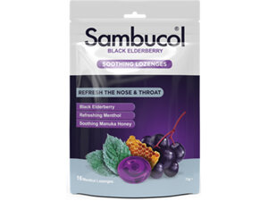 Sambucol Menthol Nose & Throat Lozenges 16
