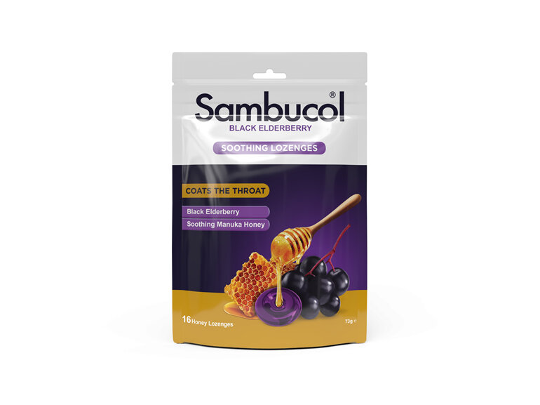 Sambucol Soothing Throat Lozenges 16s