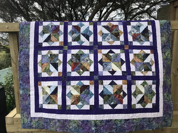 Sample of X Factor Quilt by Cozy Quilt Designs