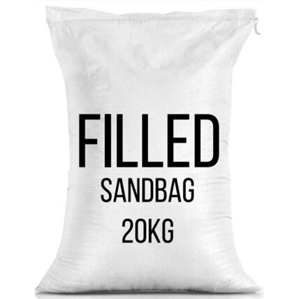 Sand Bag 20kg - White - Standard