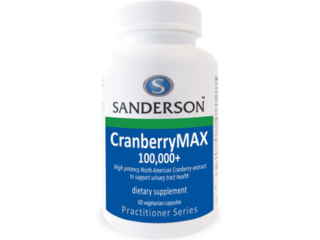 Sanderson Cranberry MAX 100,000+ 60 veg caps
