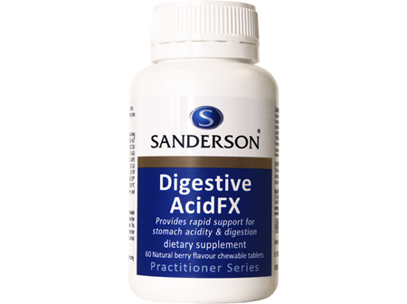 Sanderson™ Digestive Acid FX - 60 Chewable Tablets