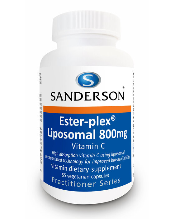 Sanderson Ester-plex Liposomal 800mg Vitamin C 55s