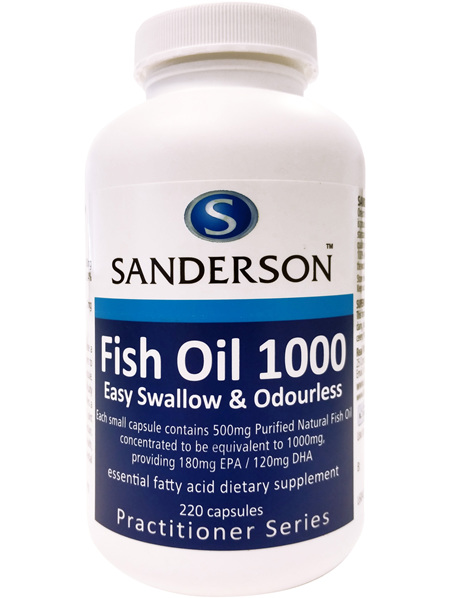 Sanderson™ Fish Oil 1000 - 220 Capsules
