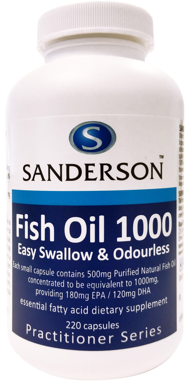 Sanderson™ Fish Oil 1000 - 220 Capsules
