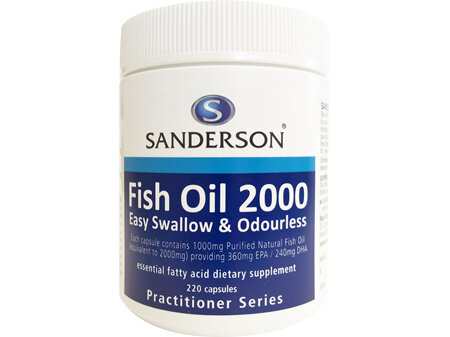 Sanderson™ Fish Oil 2000 - 220 Capsules