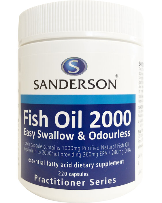 Sanderson™ Fish Oil 2000 - 220 Capsules