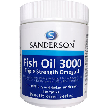 Sanderson™ Fish Oil 3000  - 150 Capsules