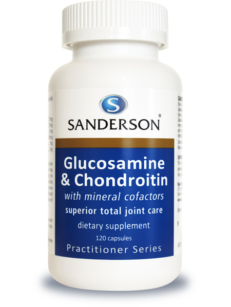 Sanderson™ Glucosamine & Chondroitin With Mineral Co-Factors - 120 Caps