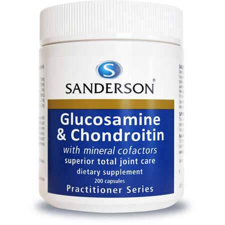 Sanderson™ Glucosamine & Chondroitin With Mineral Co-Factors - 200 Caps