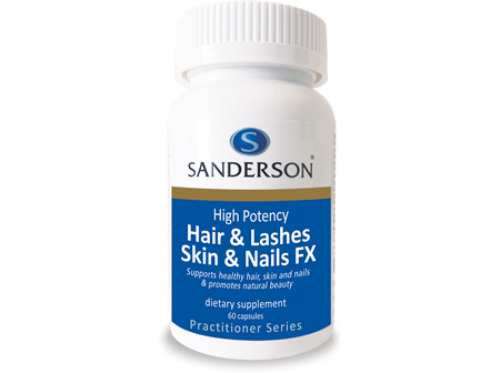 Sanderson Hair & Lashes, Skin & Nails FX - 60 Caps