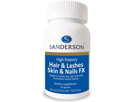 Sanderson Hair & Lashes Skin & Nails FX 60 Softgel Capsules