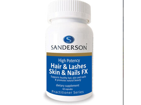 Sanderson Hair & Lashes, Skin & Nails FX High Potency 60 caps