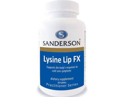 Sanderson Lysine Lip FX 60 Tablets