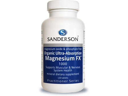 Sanderson Magnesium Fx Organic Ultra-Absorption 120 tabs