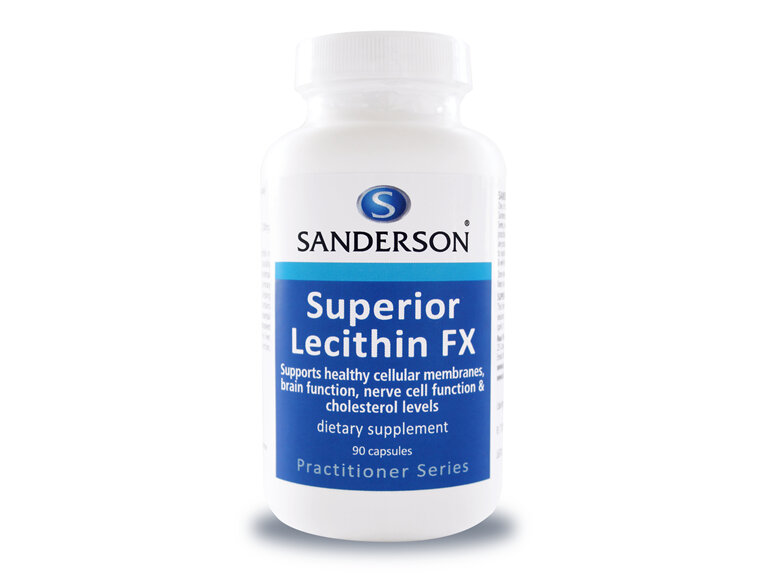Sanderson Non-GMO Superior Lecithin FX - 90 Caps