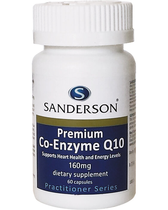 Sanderson® Premium Co-Enzyme Q10 160Mg - 60 Capsules