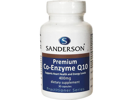 Sanderson® Premium Co-Enzyme Q10 400Mg - 30 Capsules