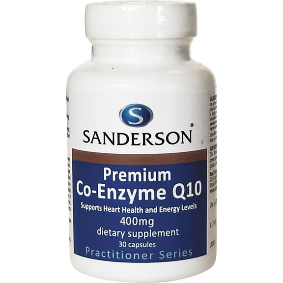 Sanderson® Premium Co-Enzyme Q10 400Mg - 30 Capsules