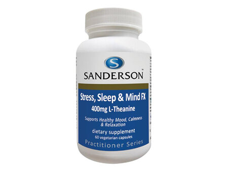 Sanderson Stress, Sleep & Mind FX 400mg L-Theanine 60 caps